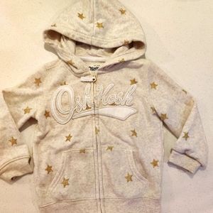 Osh Gosh Girls 2T zip up hoodie